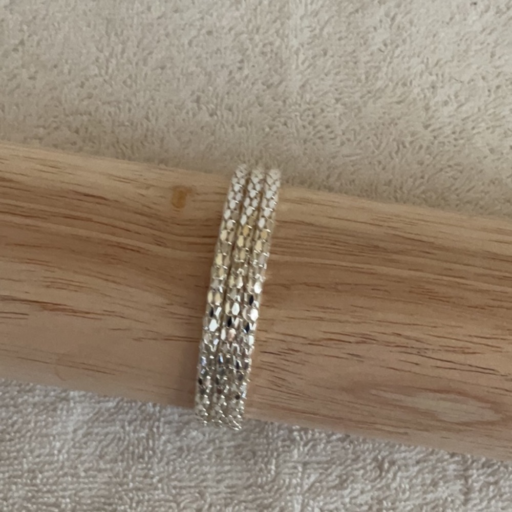 Set of 3 Silver Bracelets